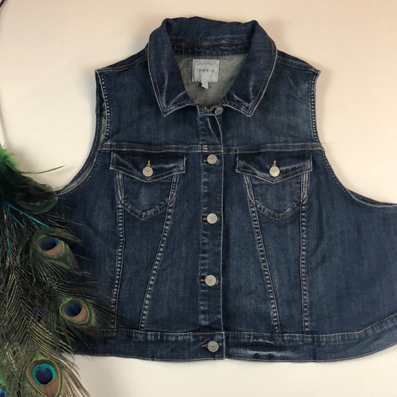 torrid Jackets & Blazers - Torrid Denim Vest